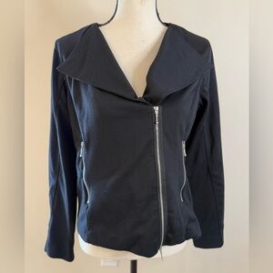 Gypsy Mara Hoffman black moto style jacket SZ small